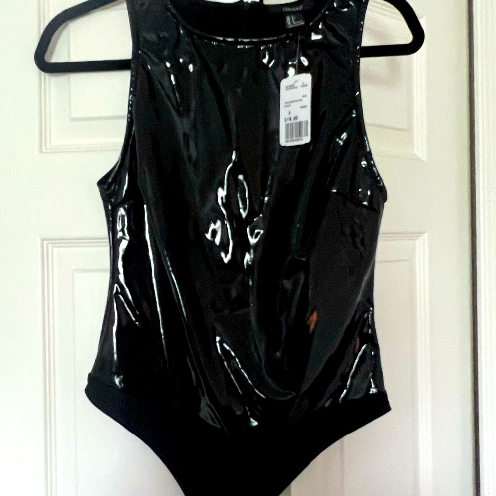 Forever 21 PVC Bodysuit